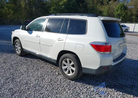 2011 Toyota Highlander Se V6 z USA, uszkodzony, nr VIN 5TDZK3EH6BS048247
